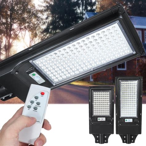 Solar Powered Flood Lights with Sensor, Remote Control.